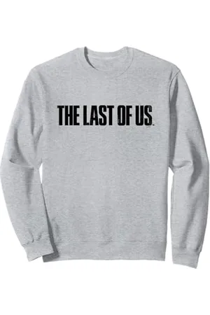 Playstation 3 The Last of Us Iconic Distressed Big Chest Logo Sweatshirt