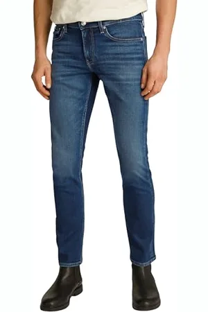 Calvin Klein Herren Jeans Hose Slim Fit mit Stretch, Blau , 34W/36L