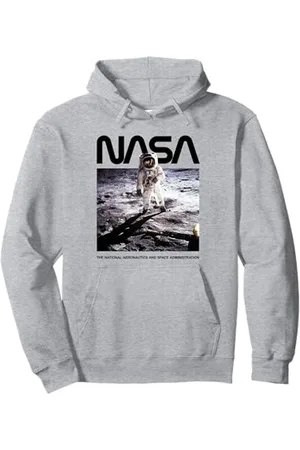 Nasa NASA Apollo 11 Astronaut Worm Logo Pullover Hoodie