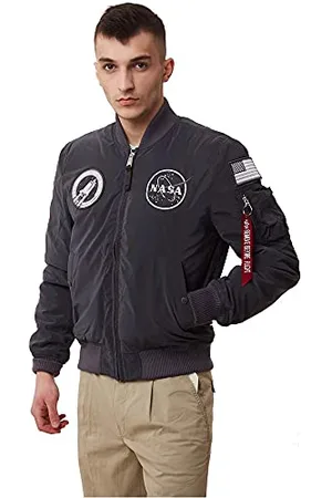 Alpha Industries Herren MA-1 NASA Ref Bomberjacke, , M