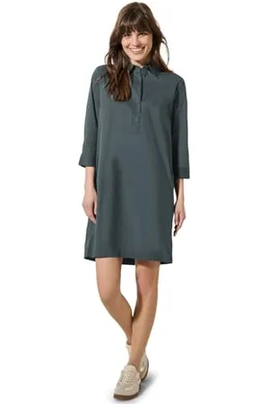 CECIL Damen B144391 Kleid in Unifarbe, , L