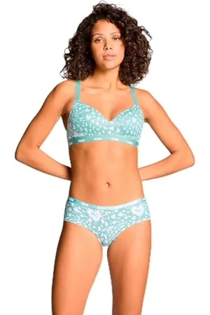 PUMA Women Printed Padded TOP 1P