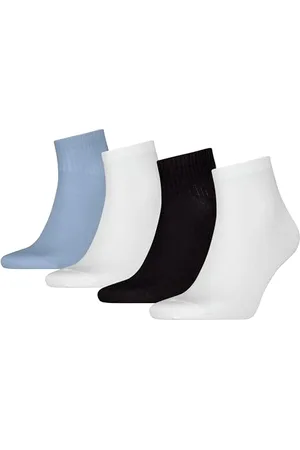 Calvin Klein Socks CKJ MEN QUARTER 4P SHADOW RIB LOGO ECOMM