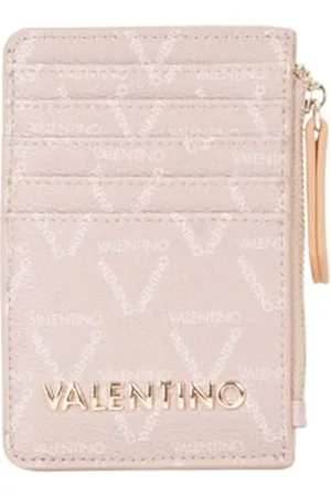 VALENTINO Unisex Lady RE Accessory-Travel Wallet, Natur/Multicolor