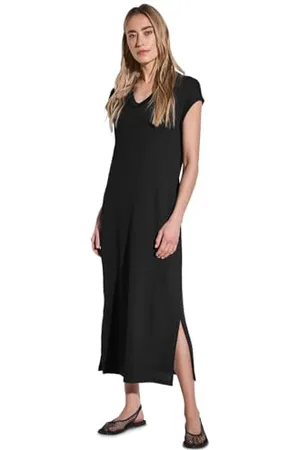 Street one Damen A144341 Strick-Look Kleid, Black, 34
