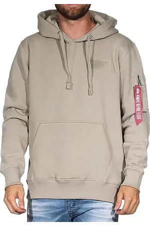 Alpha Industries Herren Back Print Hoody Kapuzensweat Kapuzenpullover, , XL