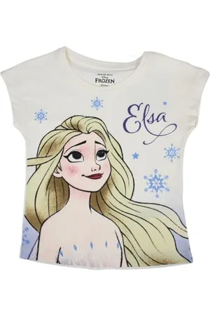 Disney SCHNEEKÖNIGIN, T-Shirt, Junge, Mädchen, (4 bis 10 Jahre), Polo, Tank Top, Shirt, Bedruckt, Bekleidung, Unisex, Kinder, Sport, atmungsaktiv, Dis Modell Dis FROZ 5202C386 S2-3A