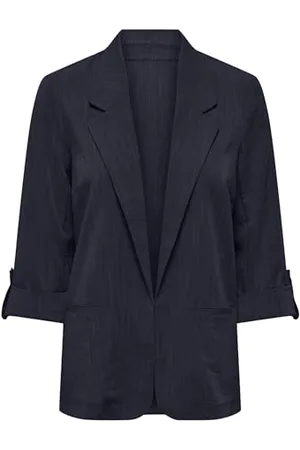 ONLY Damen Onlmarsa 3/4 WVN Noos Locker Geschnittener Blazer Mit Fronttaschen Für Trendige Jugendliche, , XXL