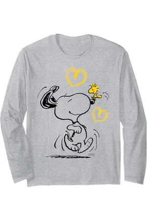 Peanuts Snoopy Woodstock Ich laufe zu dir Langarmshirt