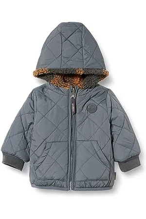 Noppies Baby Baby-Jungen Boys Jacket TICE Reversible Jacke, Dust Grey-N085, 86