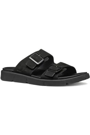 Geox Herren U XAND 2S A Slide Sandal, Black, 45 EU