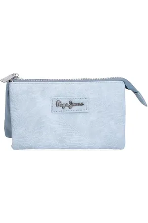 Pepe Jeans Jana Geldbörse mit drei Fächern, , 17,5 x 9,5 x 2 cm, Polyester mit Details aus Kunstleder von Joumma Bags, , Talla única, Geldbörse mit drei Fächern