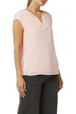 Comma, Blusenshirt mit Satinblende 36