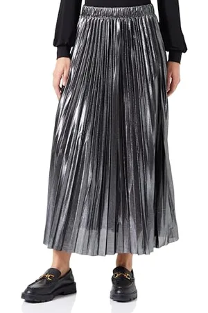 ONLY Damen CARHAILEY Pleated Skirt JRS Faltenrock, , 52-54 Grande Taille