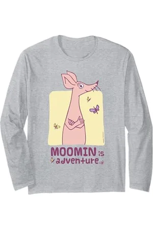 Moomin Mumin Sniff Mumins ist Abenteuer Langarmshirt