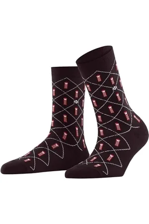 Burlington Damen Socken Phone Booth W So Baumwolle gemustert 1 Paar, , 36-41