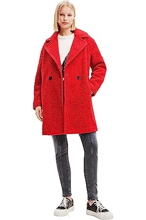Desigual COAT_LONDON, 3061 RED RED, XL