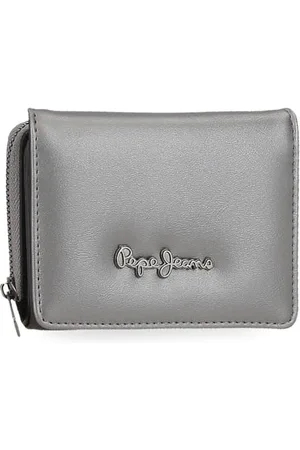 Pepe Jeans Ruby Geldbörse mit Geldbörse, grau, 10 x 8 x 3 cm, Polyester und PU von Joumma Bags, grau, Talla única, Geldbörse mit Münzfach