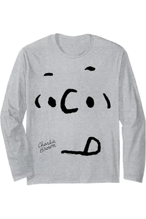 Peanuts Erdnüsse - Charlie Brown Face Langarmshirt
