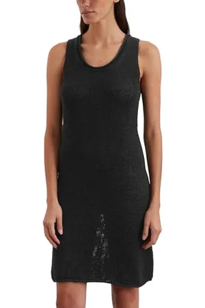 Marc O’ Polo Marc OߴPolo Damen Strickkleid ärmellos Slim Fit, (Black), 40