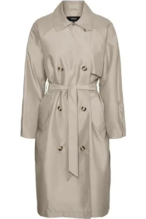 VERO MODA VMDOREENSOFFY Long Trenchcoat ENT