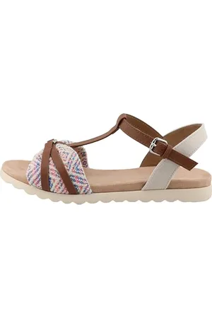 TOM TAILOR Damen 5390490027 Sandale, Blue-Multi, 39 EU