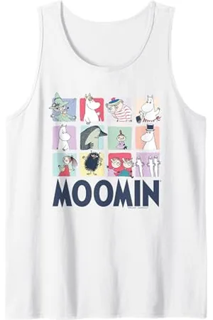 Moomin Mumin Character Blocks Gruppe Light Tank Top