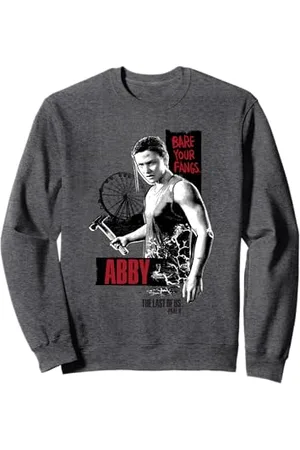 Playstation 3 The Last of Us Part II Abby Bare Your Fangs Big Chest Poster Sweatshirt