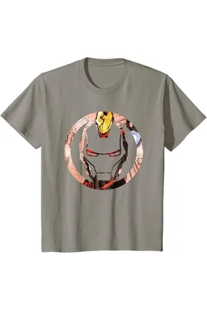 Marvel Kinder Avengers Iron Man Montage Symbol T-Shirt