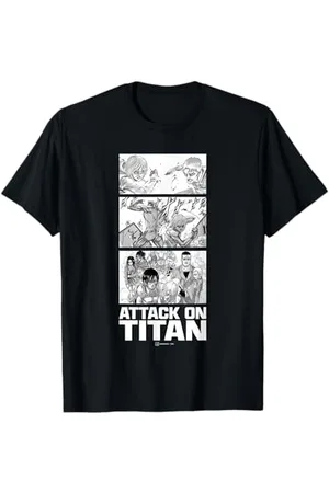 Attack on Titan Annie Leonhart VS Reiner Braun Stack Manga T-Shirt