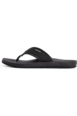 Tommy Hilfiger Herren Sandalen Molded Web Beach Geflochtener Riemen, (Black), 41