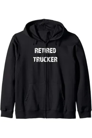 Buy Cool Shirts Trucker im Ruhestand Kapuzenjacke