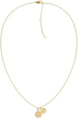 Tommy Hilfiger Jewelry Halskette mit Anhänger für Damen in Edelstahl verziert mit Kristallen - Erhältlich aus oder Silber