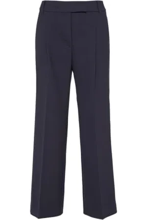 QS by s.Oliver Elegante Hose mit Extra Wide Leg aus Viskosemix 46/REG