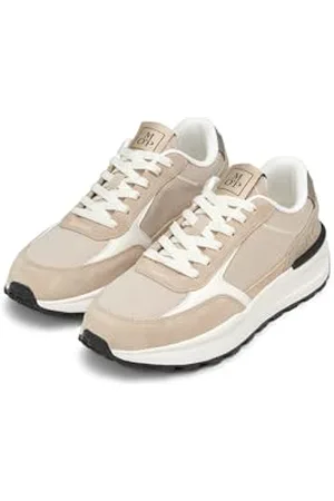 Marc O’ Polo Marc OߴPolo Herren Sneaker flach mit herausnehmbarer Innensohle bequem, Beige (Sand), 44