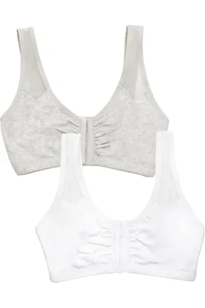 Fruit Of The Loom Damen Komfortabler Mesh-Trägern Sport-BH, Blickdicht, , 90 (2er Pack)
