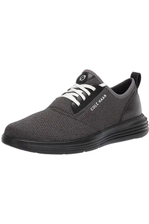Cole Haan Herren Grandsport Journey Knit Sneaker, Schwarz/Magnet/Weiß, 45.5 EU