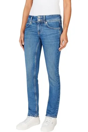 Pepe Jeans Damen Slim Lw Venus Jeans, Blau (Denim-Nc3), 29 W/30 L