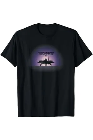 Top Gun F14 Fighter Jet Silhouette Classic Action Movie T-Shirt