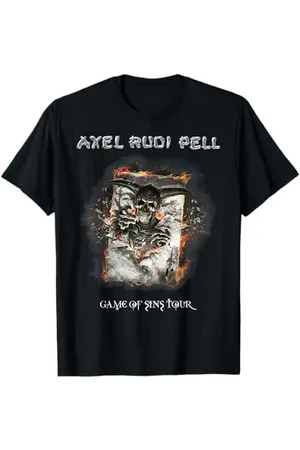 Axel Rudi Pell Game Of Sins Tour-T-Shirt mit Aufdruck T-Shirt