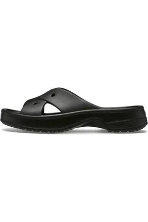Crocs Herren Classic Womens Cross Strap Badeschlappen, Black, 39/40 EU