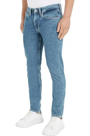 Calvin Klein Jeans Herren Jeans Slim Taper Tapered Fit, Blau (Denim Light), 31W / 32L