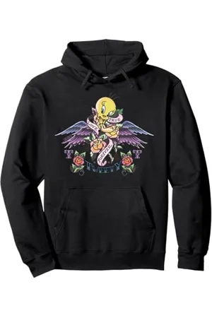 LOONEY TUNES Tweety Tattoo Pullover Hoodie