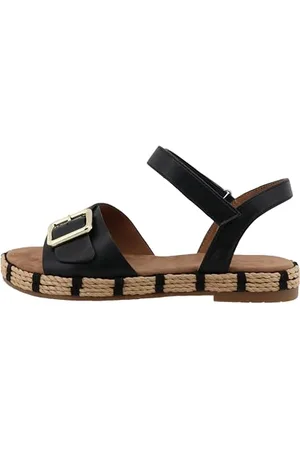 TOM TAILOR Damen 5390850020 Sandale, Black, 40 EU