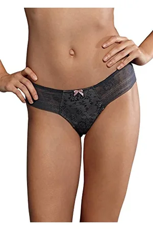 Rosa Faia Damen String Fleur, Grau (Anthracite 408), 42 EU (Herstellergröße: 36)