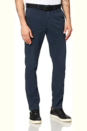 Calvin Klein Herren Slim FIT Garment DYE Chino Belt Lssige Hose, , 30 W/34 L