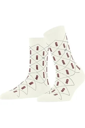 Burlington Damen Socken Phone Booth W So Baumwolle gemustert 1 Paar, , 36-41