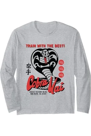 Cobra Kai Retro Ad Langarmshirt