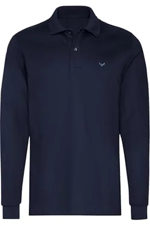 Trigema Langarm Poloshirt mit Armbündchen