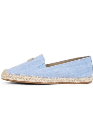 Tommy Hilfiger Damen Espadrilles Chambray mit Logo, Blau (Blue Spell), 41